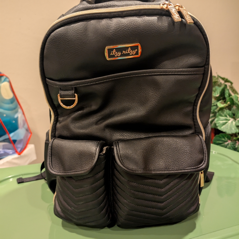 Itzy Ritzy Black Backpack for Men